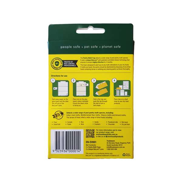 EnviroSafe Professional Pantry Moth Trap - 2 Pack