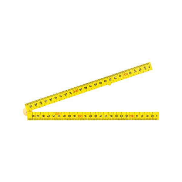 Crescent Lufkin 4 Fold Ruler Square Edge Yellow 1m LFSSIN