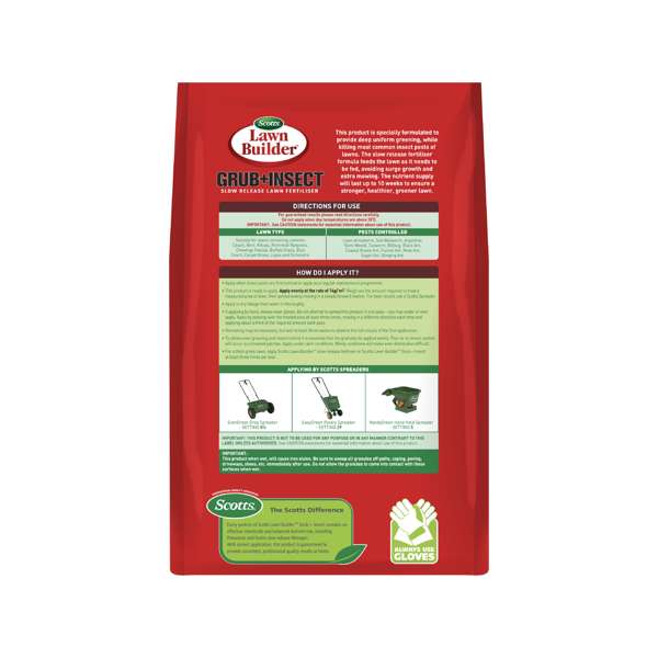 Scotts Lawn Builder Grub & Insect Lawn Fertiliser 4kg