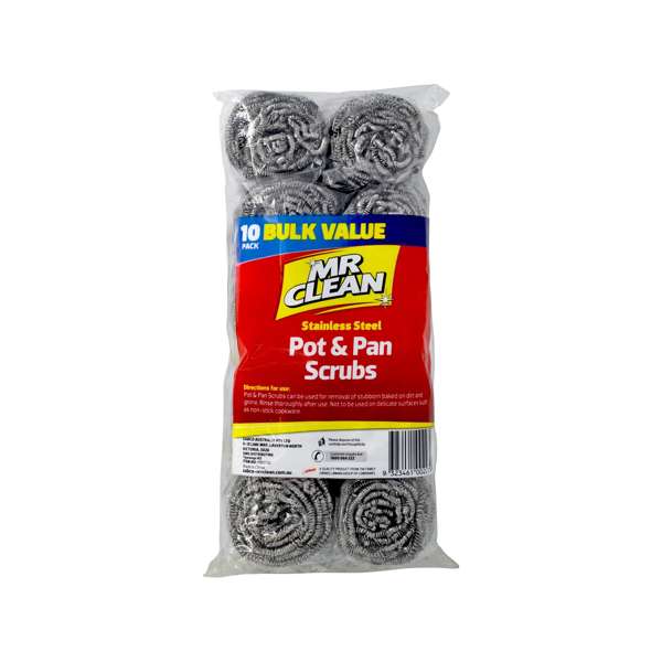 Mr Clean Pot & Pan Scrubs - 10 Pack