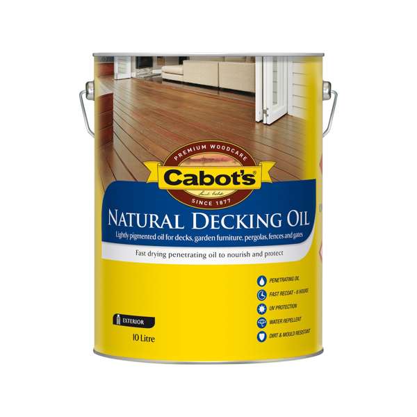 Cabot's 10L Natural Decking Oil