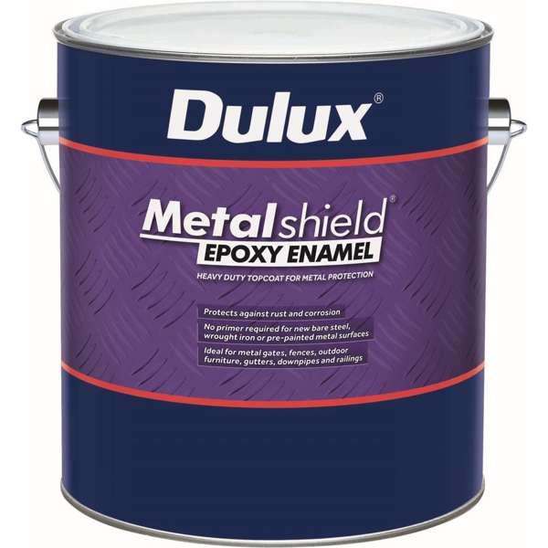 Dulux 500ML Metalshield Epoxy Enamel Flat White