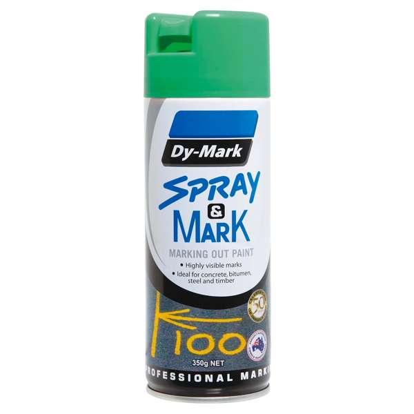 Dy-Mark 350g Fluoro Green Spray & Mark Paint