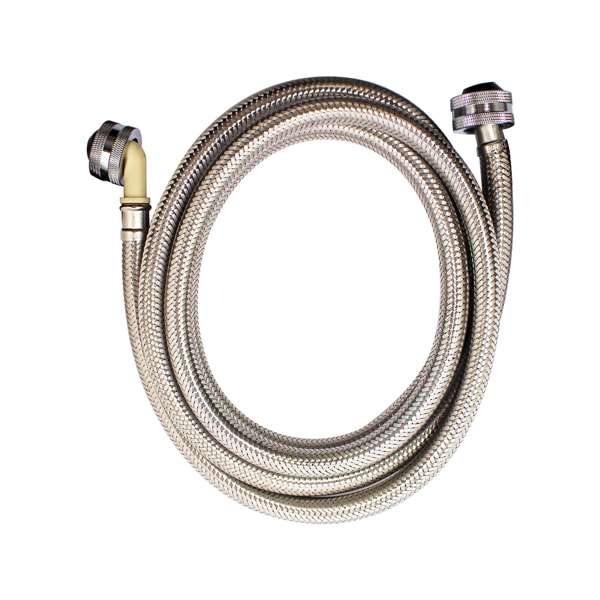 Boston Washing Machine & Dishwasher Inlet Hose Stainless Steel 2m