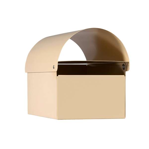 Sandleford Cream Dune Post Mounted Letterbox