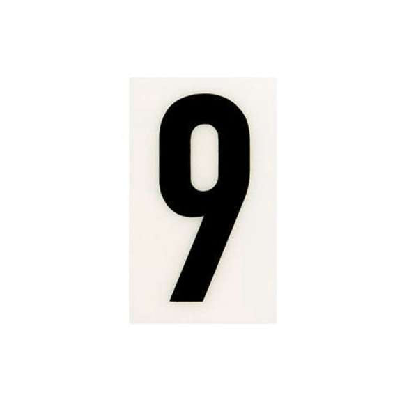 Sandleford 85mm White Self Adhesive House Number 9