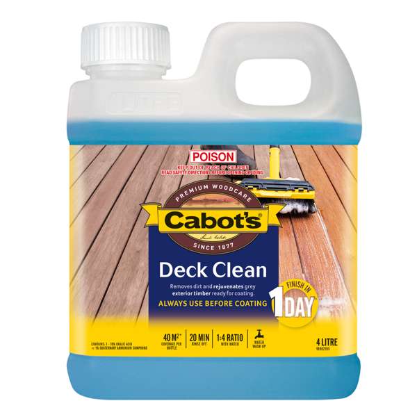 Cabot's 4L Deck Clean