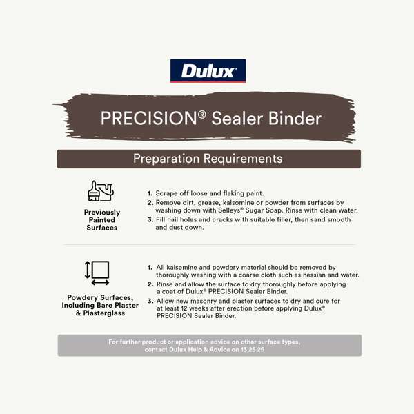 Dulux Precision Sealer Binder 1L