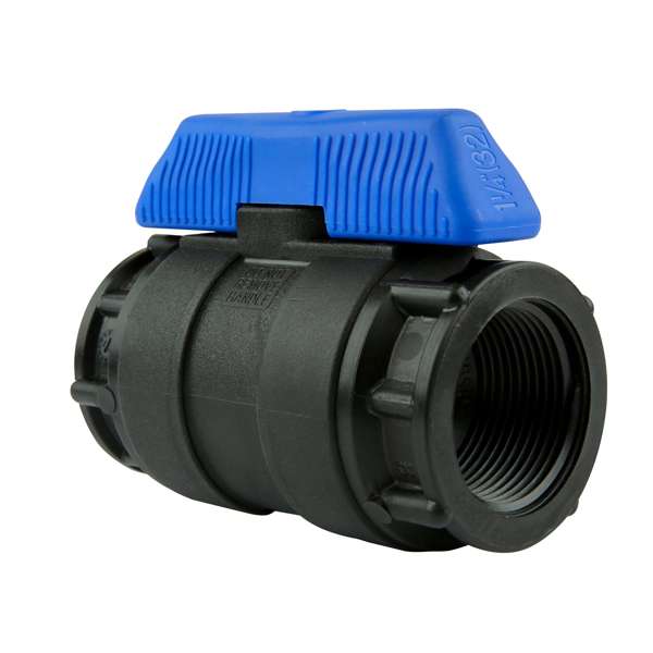 Philmac Ball Valve Poly Female 1-1/4"