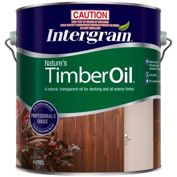 Intergrain 4L Natural Exterior Nature's Timber Oil