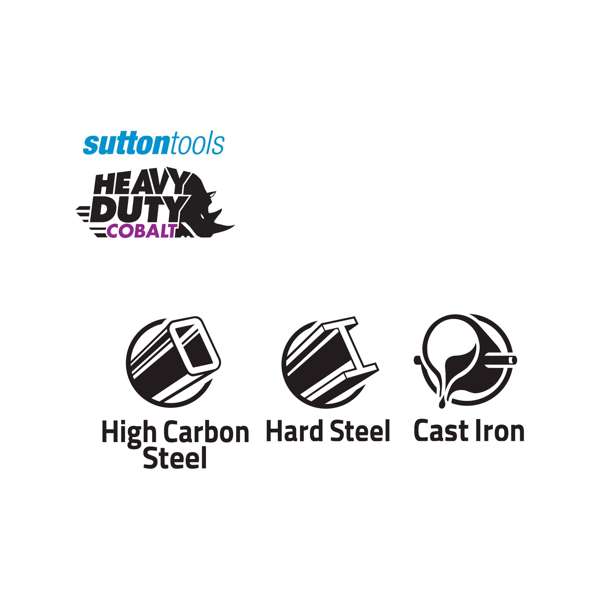 Sutton Tools 2.5mm Heavy Duty Cobalt Jobber Drill Bit