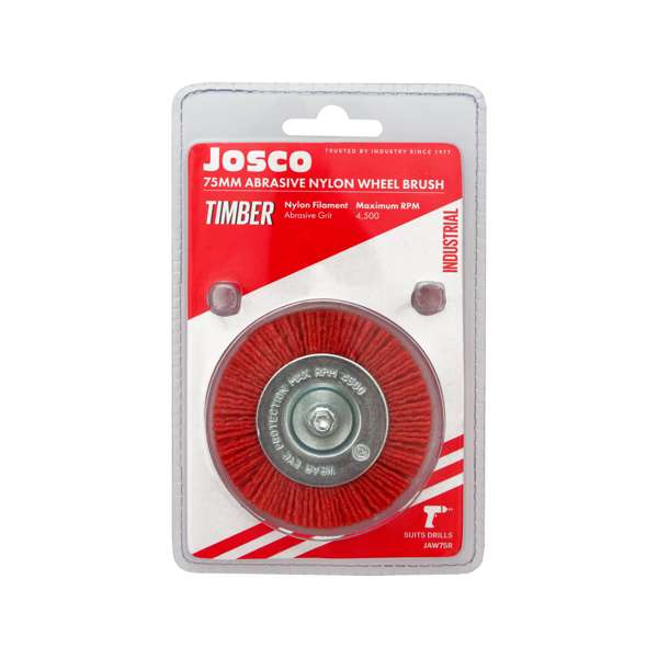 Josco Abrasive Nylon Brush Wheel 75mm