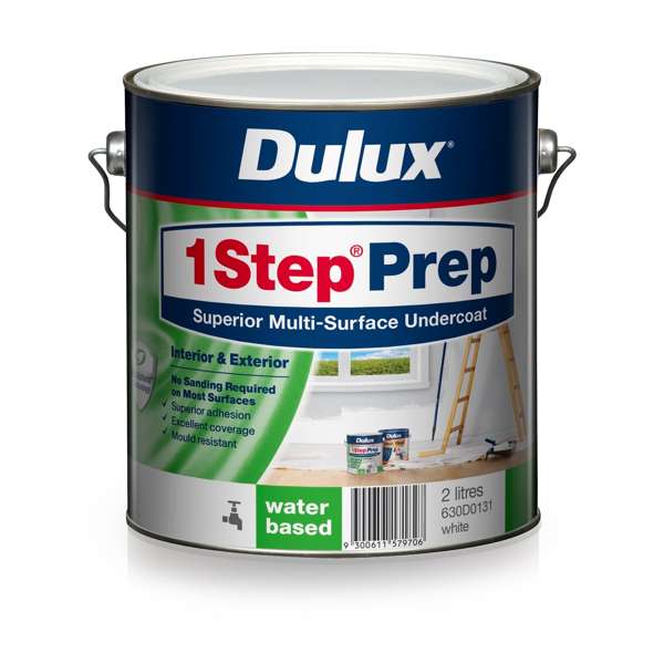 Dulux 1 Step Water Based Primer Sealer Undercoat 2L