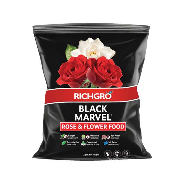 Richgro Black Marvel Rose & Flower Food 2.5kg