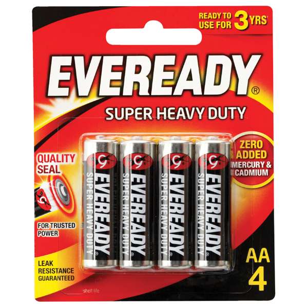 Eveready Super Heavy Duty Battery AA