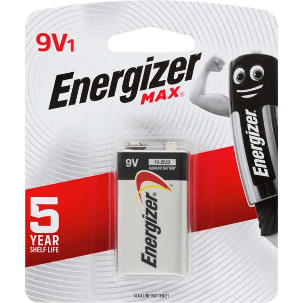 Energizer Max Battery 9V