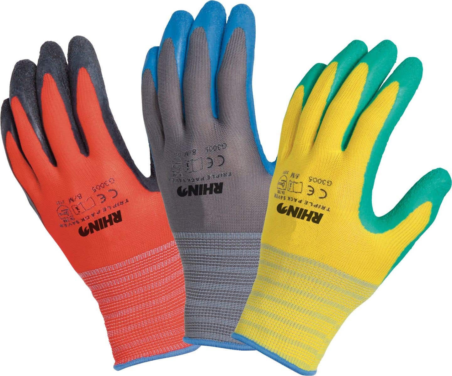 Rhino Gloves Triple Saver Pack