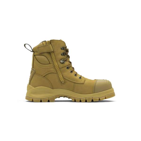 Blundstone 992 Nubuck Water Resistant Lace Up/Zip Ankle Safety Boot