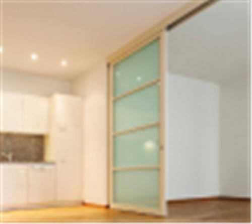 Door Track Set Forerunner Single Wall Wall Mount White 50kg Pelmet