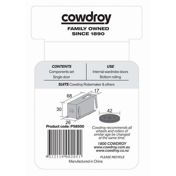 Cowdroy Robemaker Components Pack