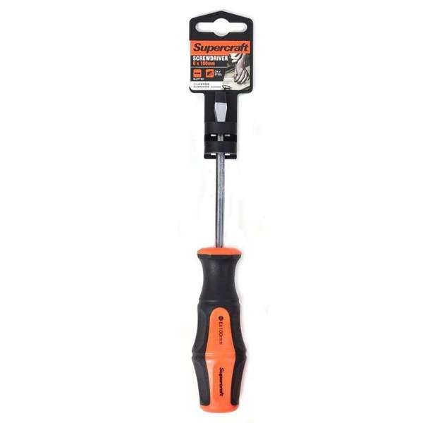 Supercraft 6 x 100mm Slot Screwdriver