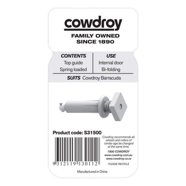 Cowdroy Barracuda Top Guide Assembly Pack