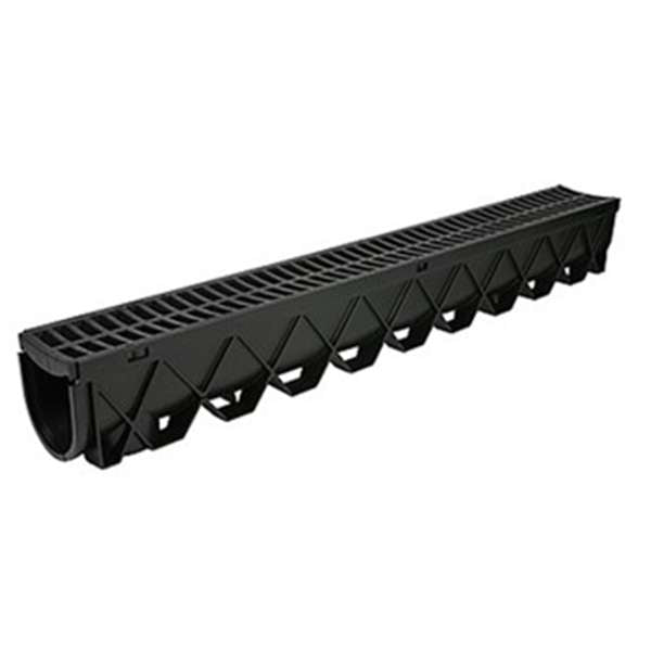 Reln Storm Drain 3M Complete with Grate Black Plastic