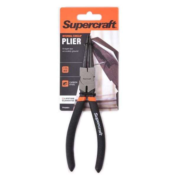 Supercraft 175mm Circlip Internal Straight Plier