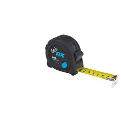 Ox Tape Measure Double Locking Trade 8m