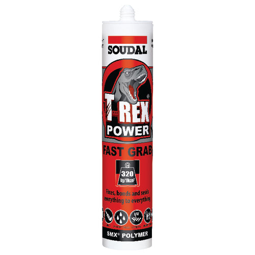 Adhesive T-Rex Power Black 290mL Soudal