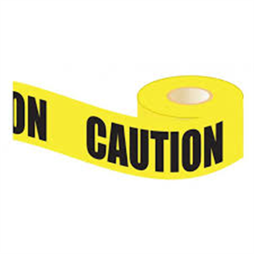 Hurricane Safety Barrier Tape