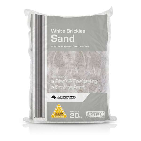 White Brickies Sand (20kg Bag)